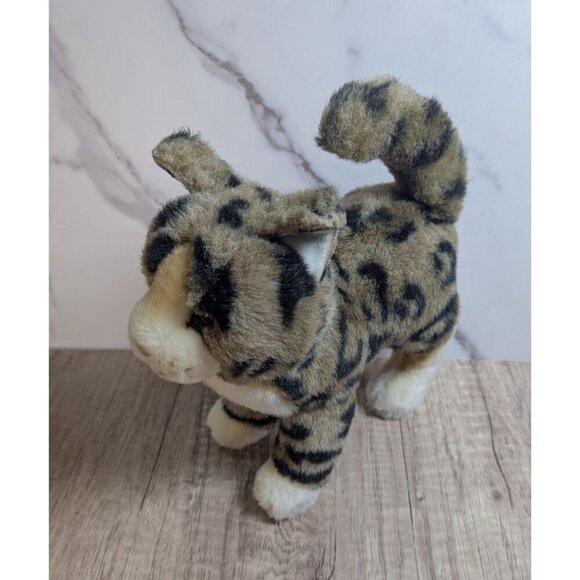 Douglas Cuddle Toy Kitty Cat Spotted Leopard Kitten Plush Realistic Kitten 9" - Picture 7 of 12